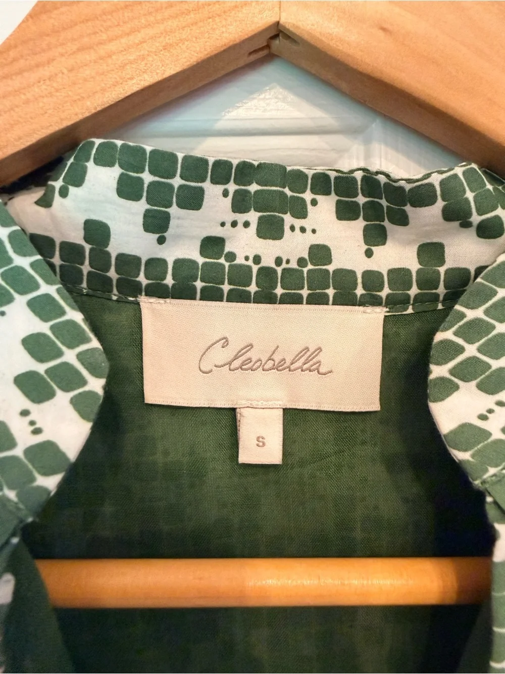 Cleobella Starling Mini Dress in verdant flight (Small) - Picture 3 of 3